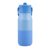 Oasis Junior Insulated Sipper Drink Bottle 400ml Blue - Double Wall Stainless Steel Kids Thermos