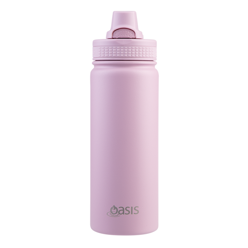 Oasis Challenger Insulated Quick Release Sports Bottle 1.1L Blush - Double Wall Stainless Steel