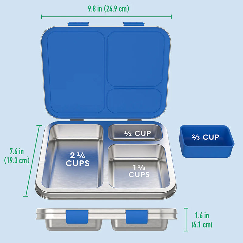 Bentgo Kids Stainless Steel Lunch Box - Blue