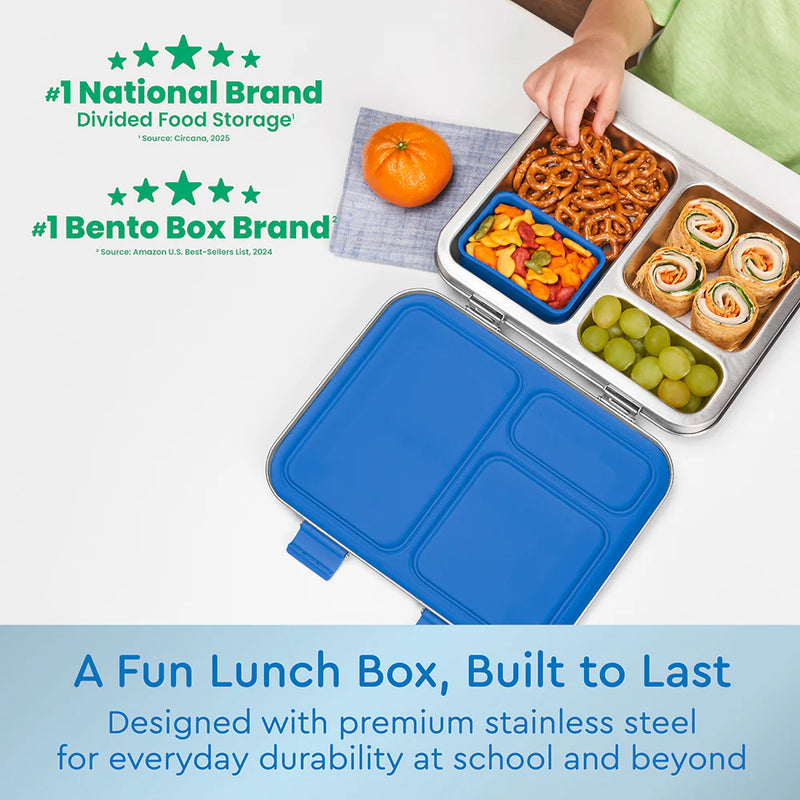 Bentgo Kids Stainless Steel Lunch Box - Blue