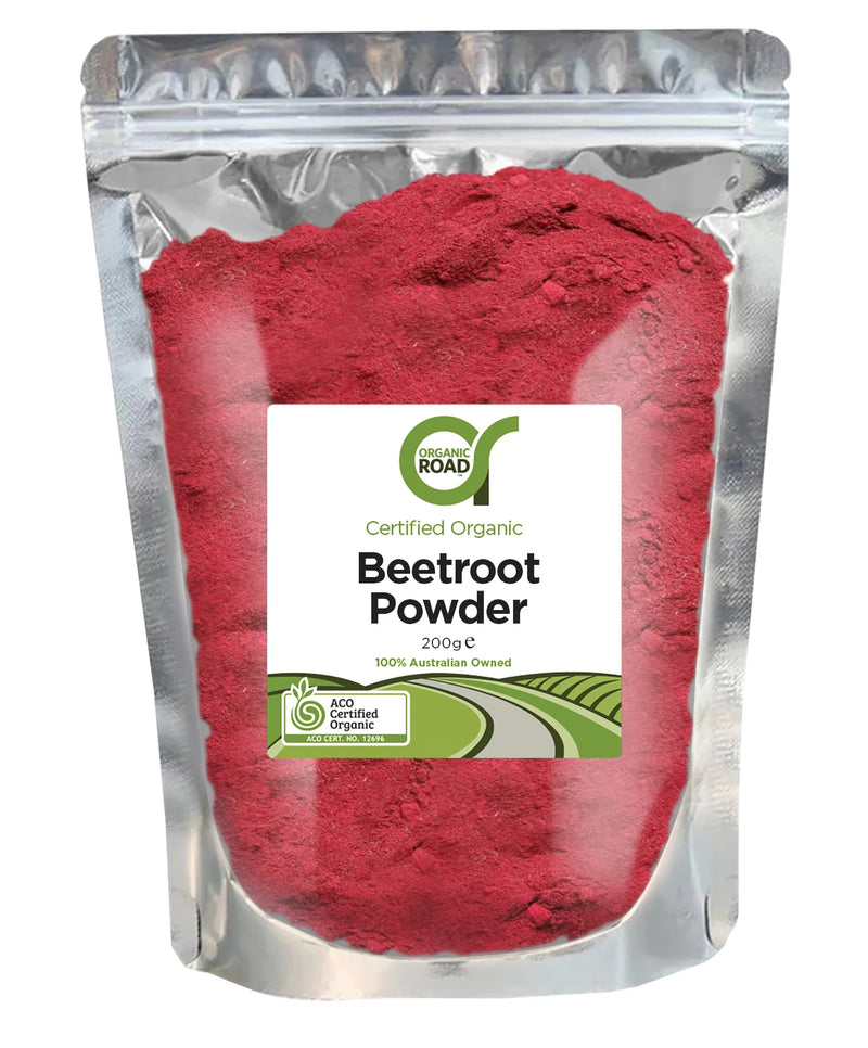 Organic Road Beetroot Powder 200g | Organic, Australia Owned