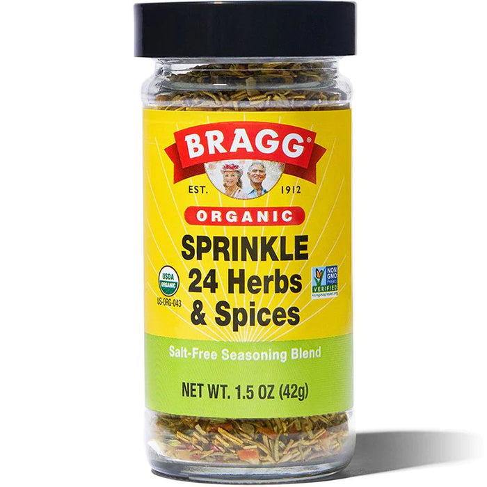 Bragg Seasoning Organic Sprinkle Herbs And Spices Salt Free 42g