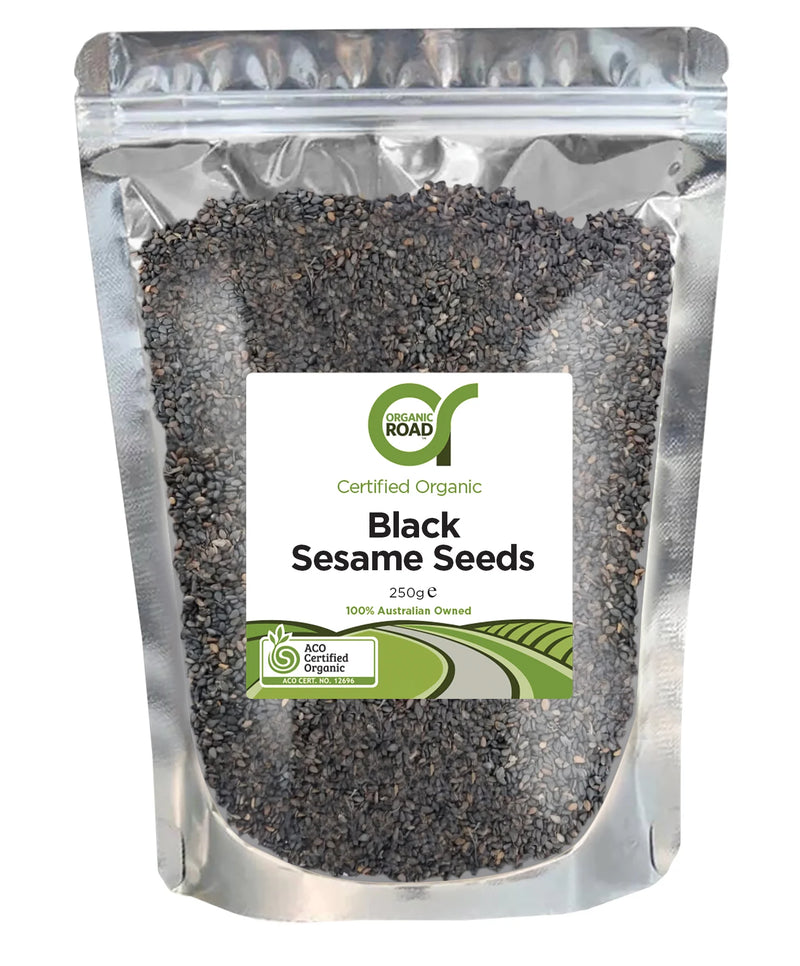 Organic Road Black Sesame Seeds 250g | Organic, Australia Owned
