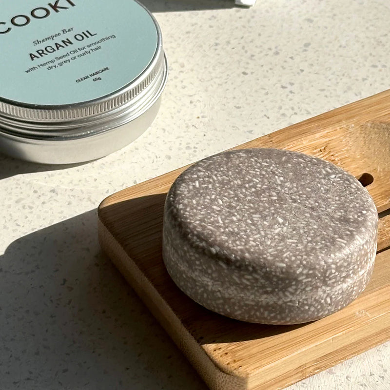 Cooki Haircare Argan Oil Shampoo Bar With Hemp Seed Oil 65g