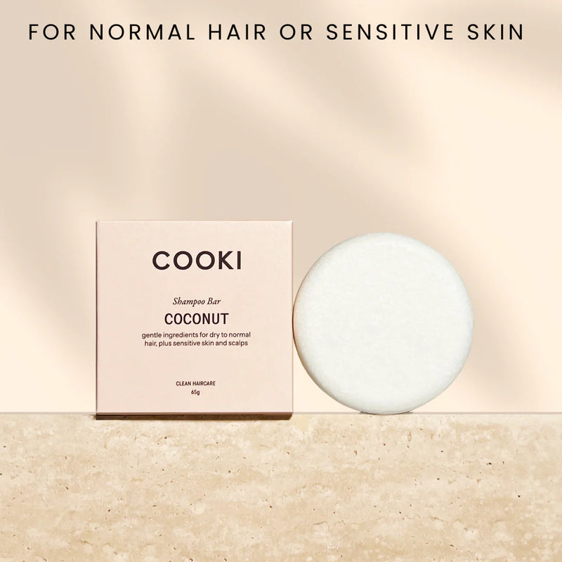 Cooki Haircare Coconut Shampoo Bar 65g