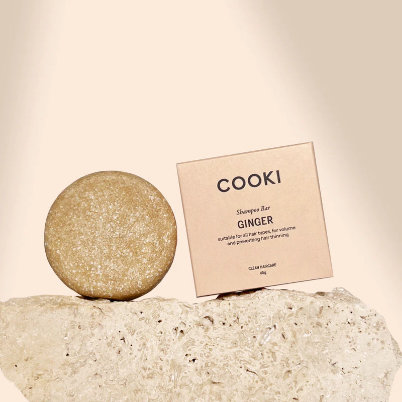 Cooki Haircare Ginger Shampoo Bar 65g