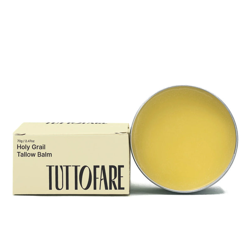 Tuttofare Holy Grain Tallow Balm 70 g | Natural Multi-Purpose Skin Balm with Grass-Fed Tallow