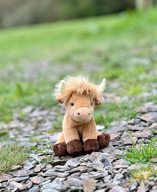 Charlie Bears Cuddle Cub Highland Cow Plush Teddy Soft Toy Bear Cute