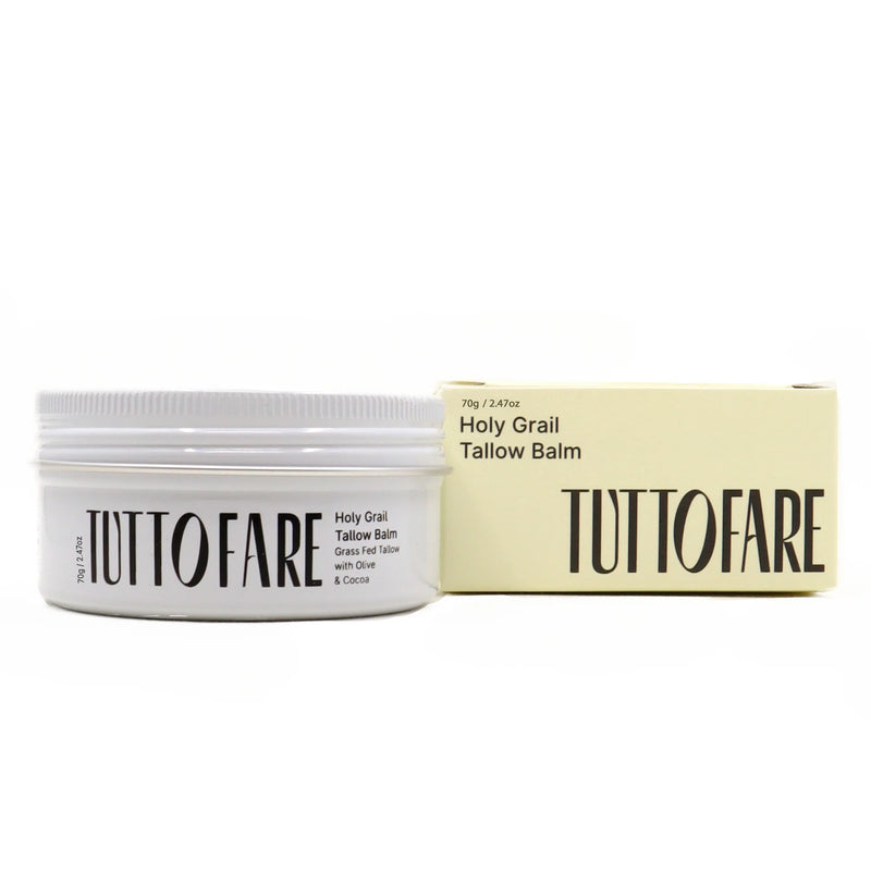 Tuttofare Holy Grain Tallow Balm 70 g | Natural Multi-Purpose Skin Balm with Grass-Fed Tallow