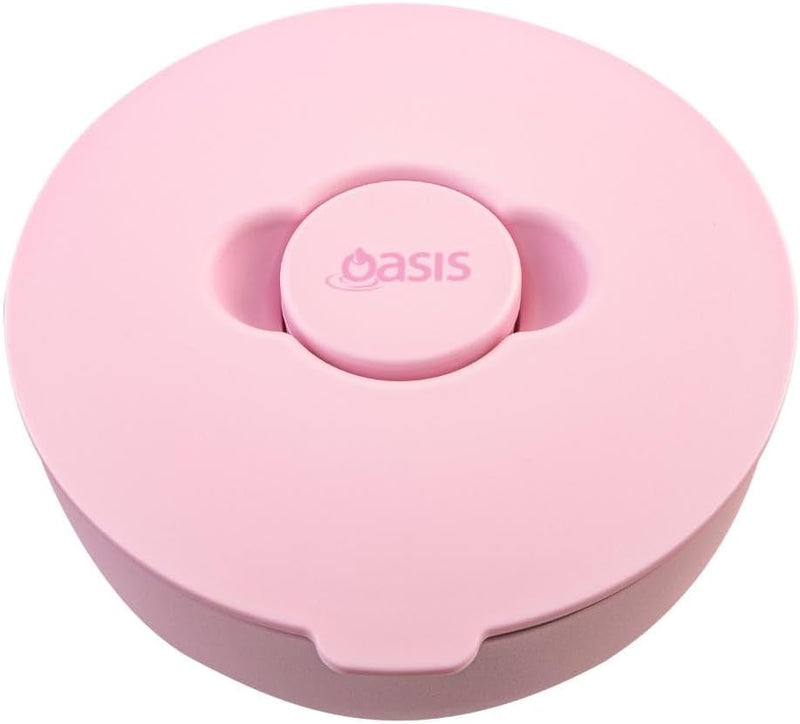 Oasis Stainless Steel Double Wall Fresh 'N' Go Lunch Bowl Pink Lemonade 950ml