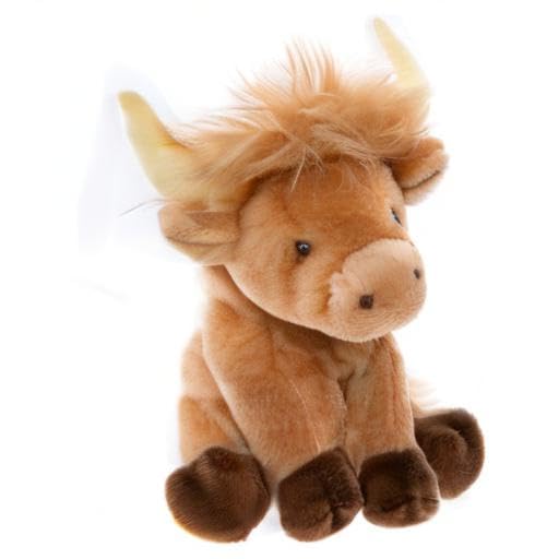 Charlie Bears Cuddle Cub Highland Cow Plush Teddy Soft Toy Bear Cute