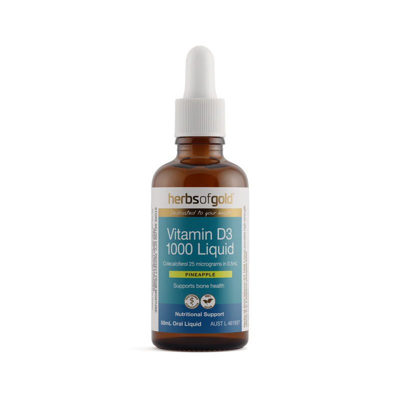 Herbs Of Gold Vitamin D3 1000 Liquid