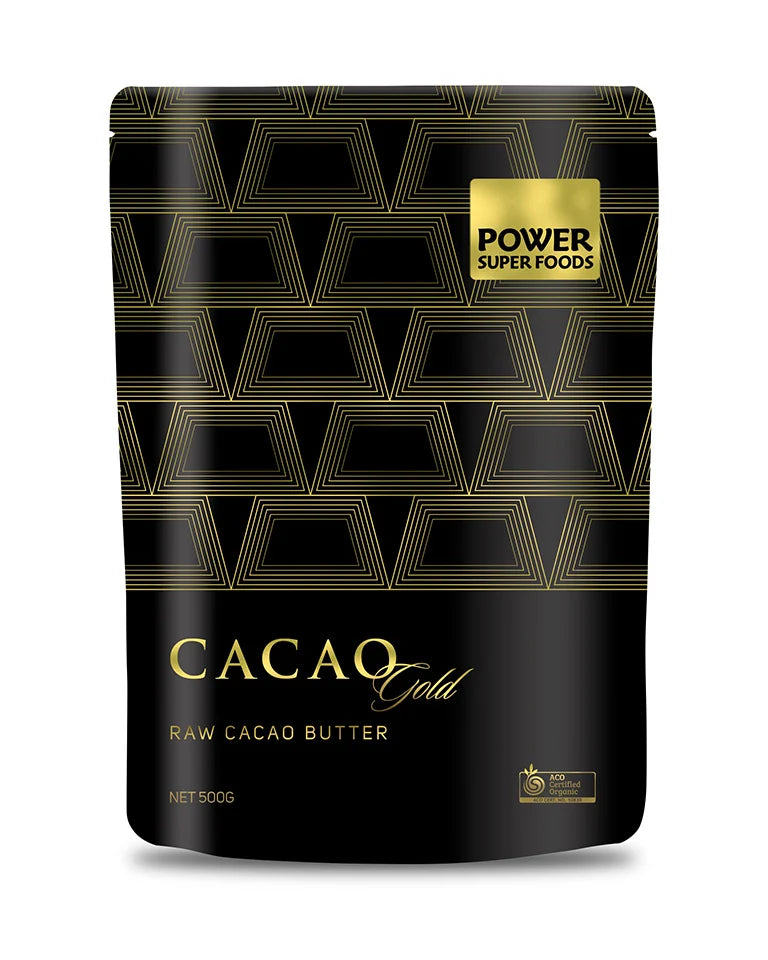 POWER SUPER FOODS Cacao GOLD Butter - Certified Organic