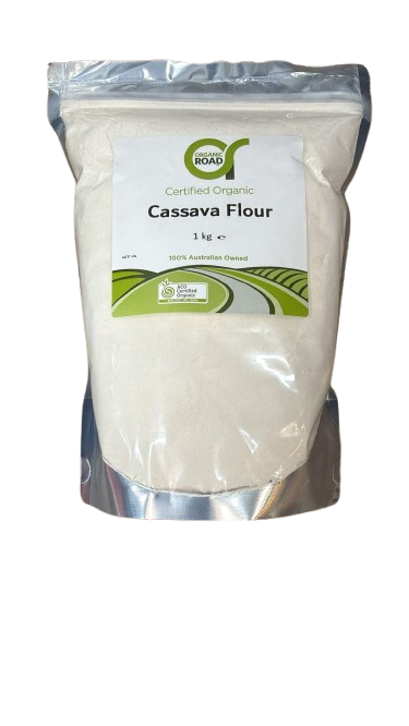 Organic Road Organic Cassava Flour 1kg – Gluten Free Grain-Free Baking Flour