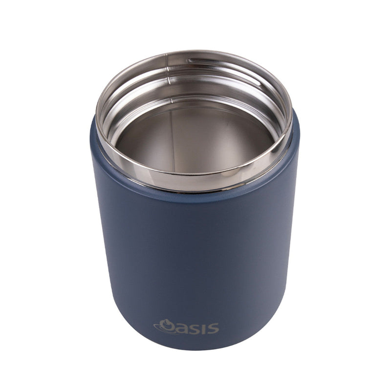 Oasis Food Flask with handle 480ml Indigo