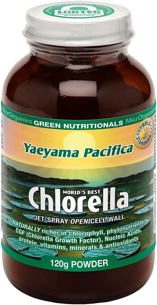 Green Nutritionals Yaeyama Pacifica Chlorella 120g powder - Vegan
