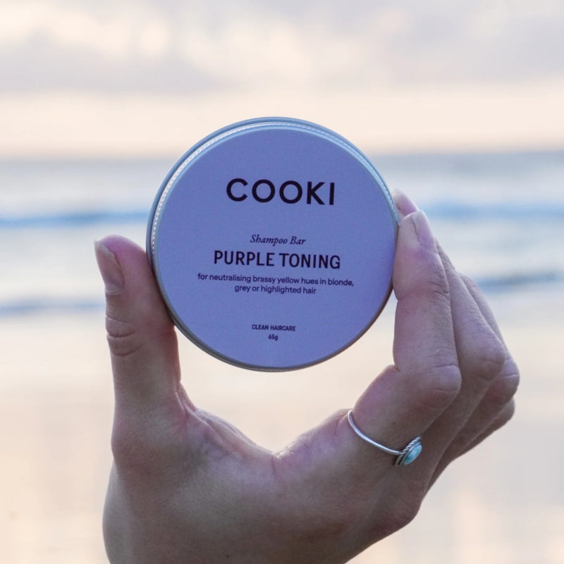 Cooki Haircare Purple Toning Shampoo Bar 65g