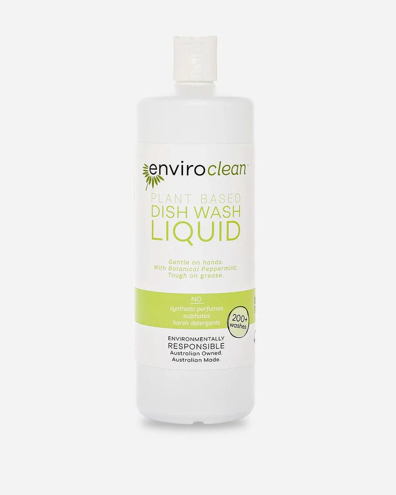 ENVIROCLEAN Plant Based Dish Wash Liquid botanical peppermint Liquid