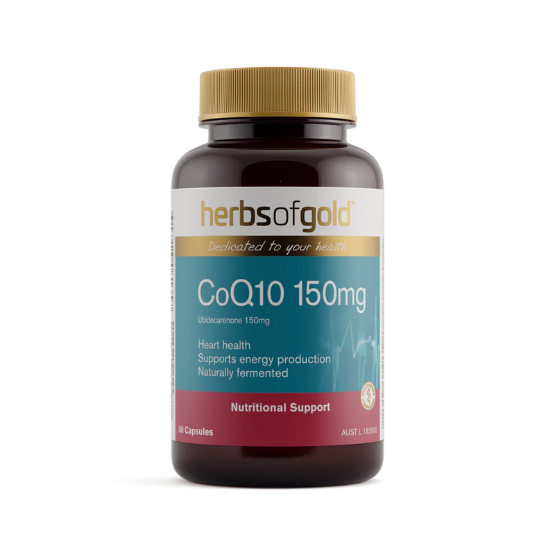 Herbs of Gold CoQ10 150mg 120 Caps
