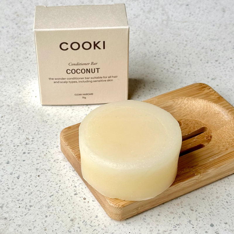 Cooki Haircare Coconut Conditioner Bar With Tin 75g
