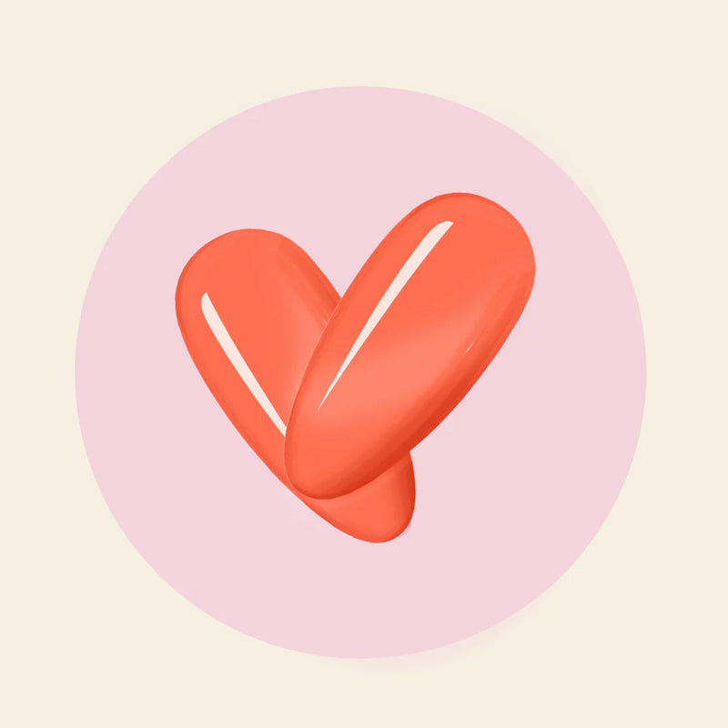 Mitty 83% Plant based Vegan polish Coral 10ml