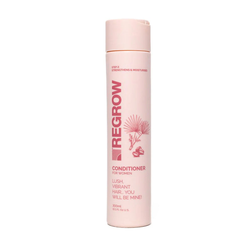 Regrow Natural Conditioner For Women 300ml | Vegan Friendly, Cruelty Free, Australian Made, Silicone, Sulfate and Paraben Free
