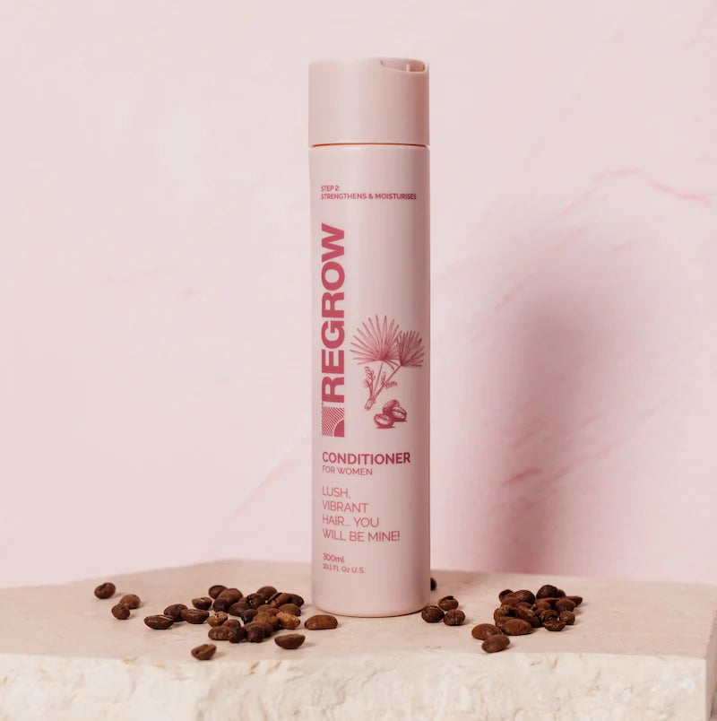 Regrow Natural Conditioner For Women 300ml | Vegan Friendly, Cruelty Free, Australian Made, Silicone, Sulfate and Paraben Free