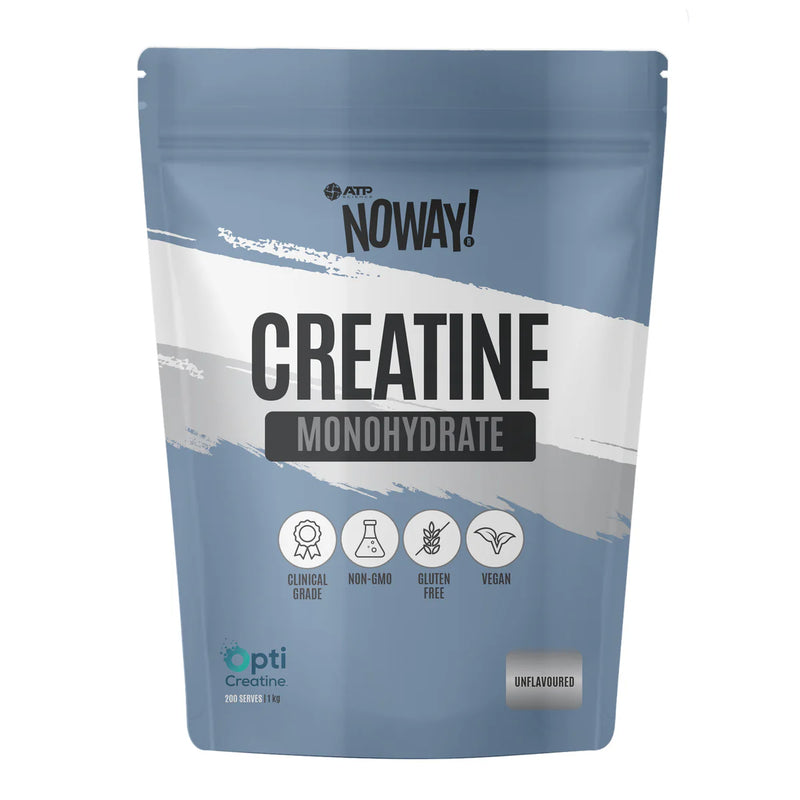 No Way Creatine Monohydrate 1kg – 200 Servings Pure Creatine Powder for Strength, Power & Performance