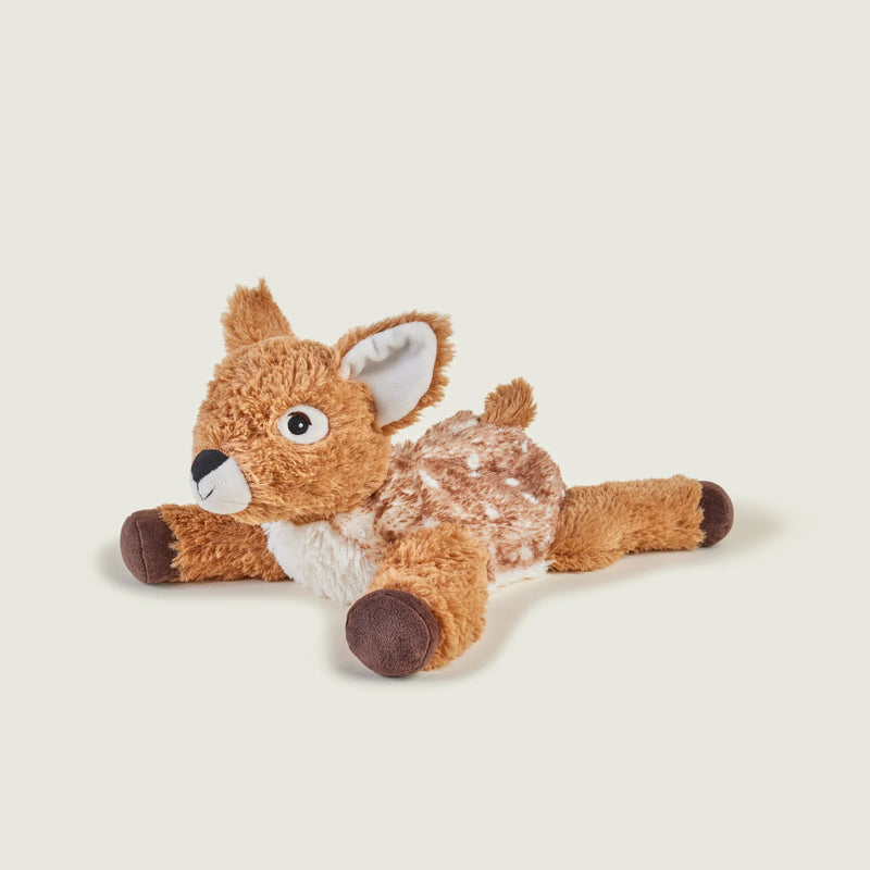 Warmies Laying Deer Heatable & Freezable Plush Toy – Microwaveable Soft Toy for Warmth, Cooling & Comfort