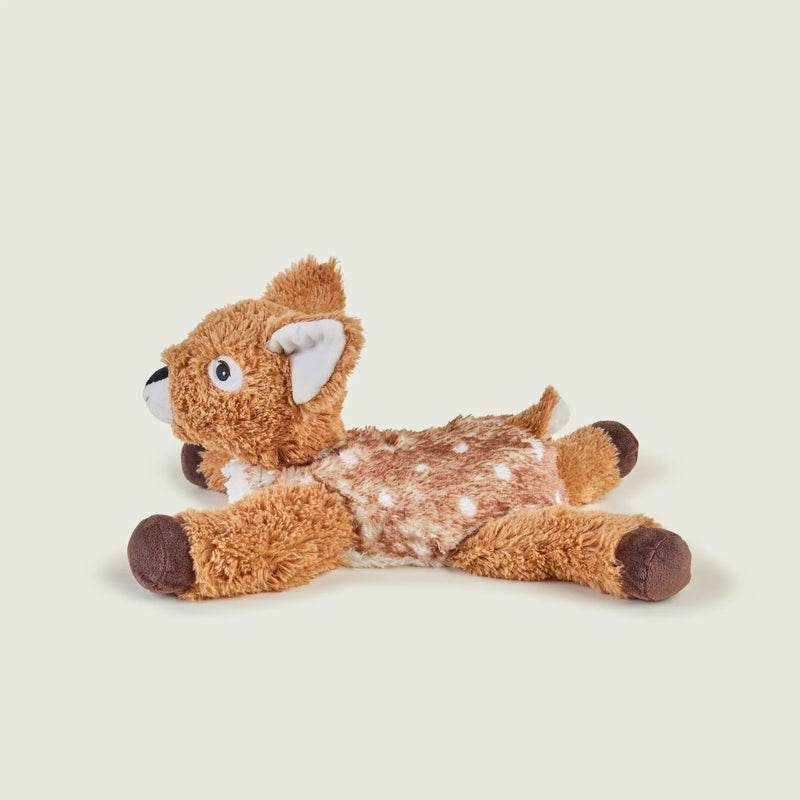 Warmies Laying Deer Heatable & Freezable Plush Toy – Microwaveable Soft Toy for Warmth, Cooling & Comfort