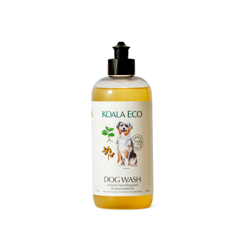 Koala Eco Natural Dog Wash With Sweet Marjoram + Rosalina 500ml  | Biodegradable, Plant Based, Australian Made, Vegan  | Biodegradable, Plant Based, Australian Made, Vegan