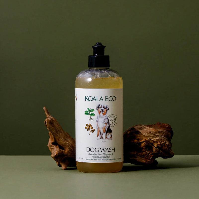 Koala Eco Natural Dog Wash With Sweet Marjoram + Rosalina 500ml  | Biodegradable, Plant Based, Australian Made, Vegan  | Biodegradable, Plant Based, Australian Made, Vegan