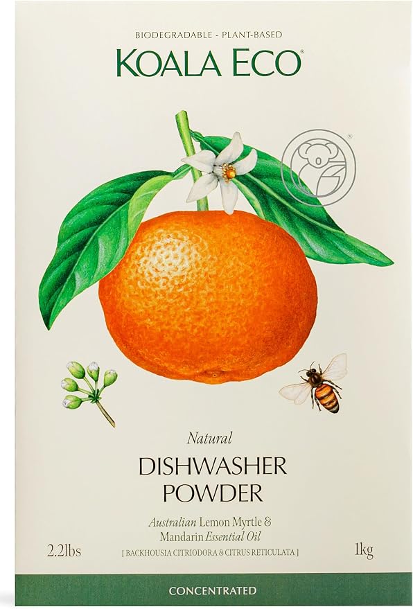 Koala Eco Dishwasher Powder Lemon Myrtle & Mandarin 1kg