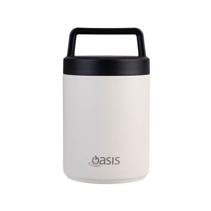 Oasis Food Flask with Handle 480ml Alabaster