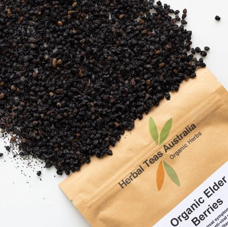 Herbal Teas Aust Elder Berries LL 100g