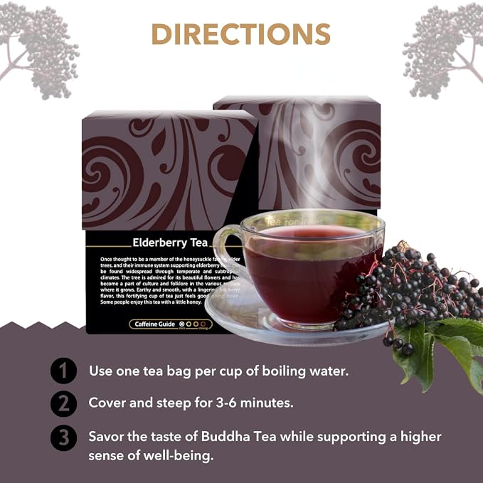 Buddha Teas Elderberry Tea 18tb