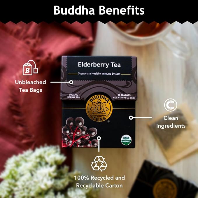 Buddha Teas Elderberry Tea 18tb