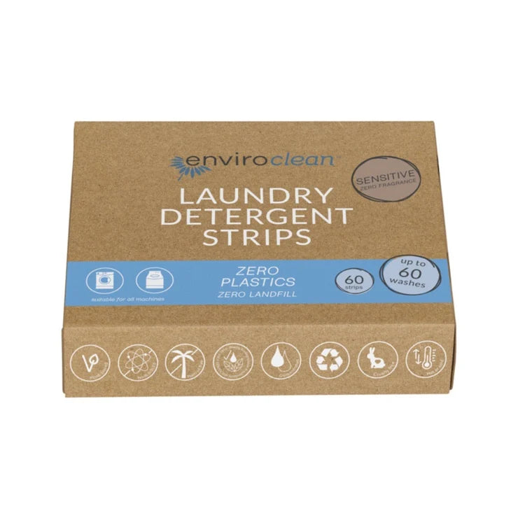 EnviroClean Laundry Detergent Strips Sensitive 60 strips