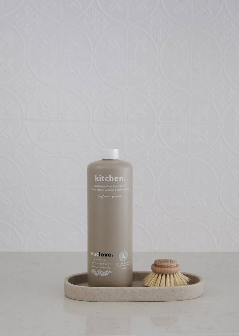 Euclove Natural Kitchen Cleaner Spray 500ml - Antibacterial Eucalyptus Tea Tree Essential Oils