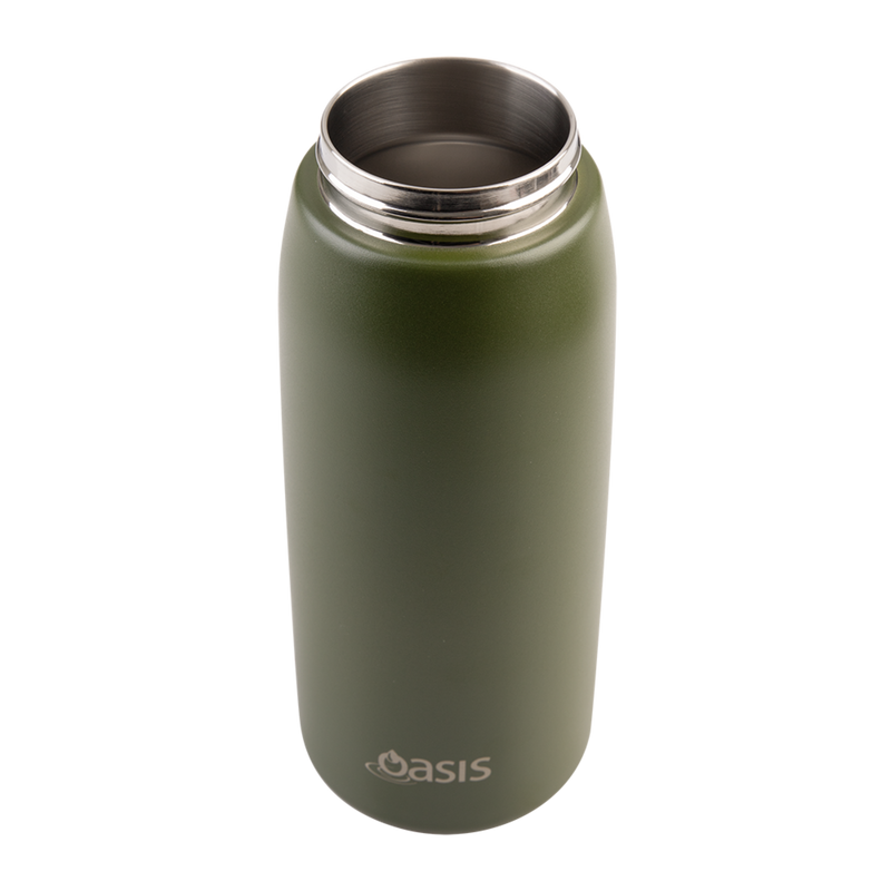 Oasis Stainless Steel Double Wall Insulated Sports Bottle 780ml – Forest Green | Large Capacity Vacuum Sports Drink Bottle