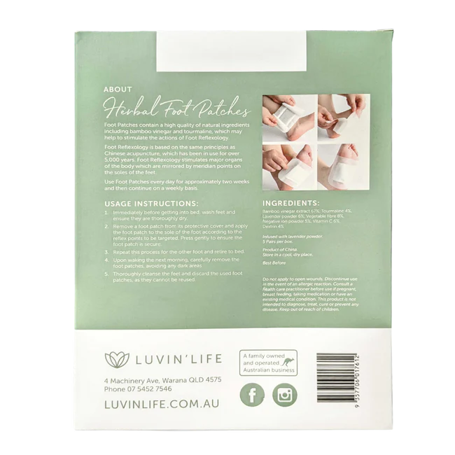 LUVIN LIFE Herbal Foot Patches 5