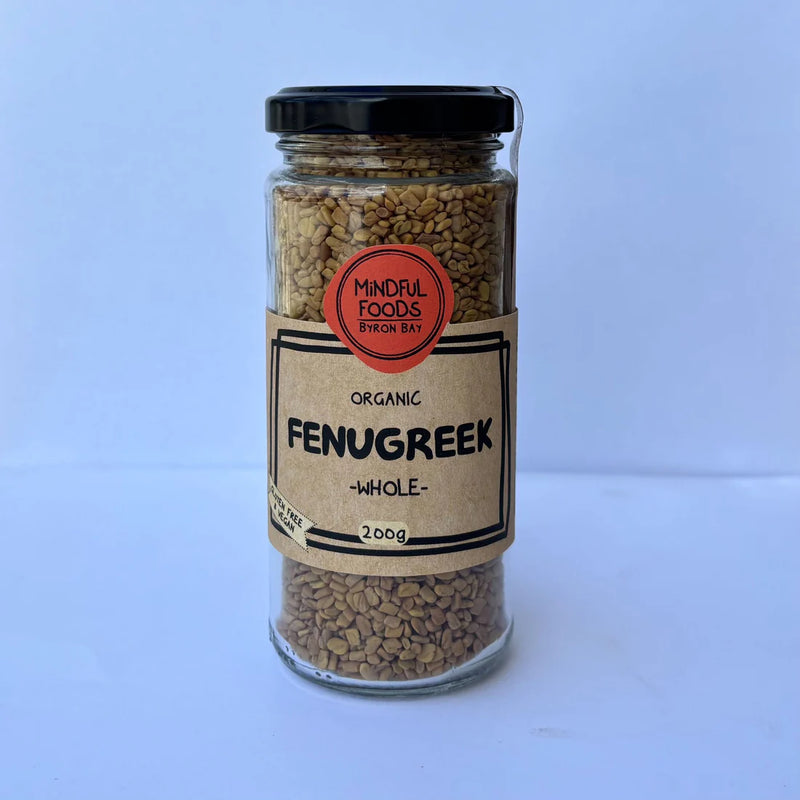 Mindful Foods Whole Fenugreek Seeds 200g – Premium Fenugreek Seeds