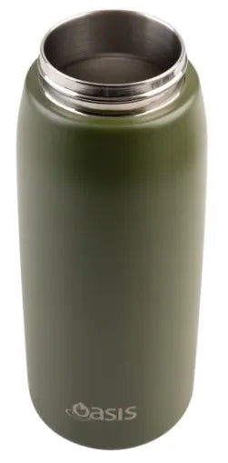 Oasis 780ml Stainless Steel Drink Bottle – Insulated Screw Cap | Forest Green