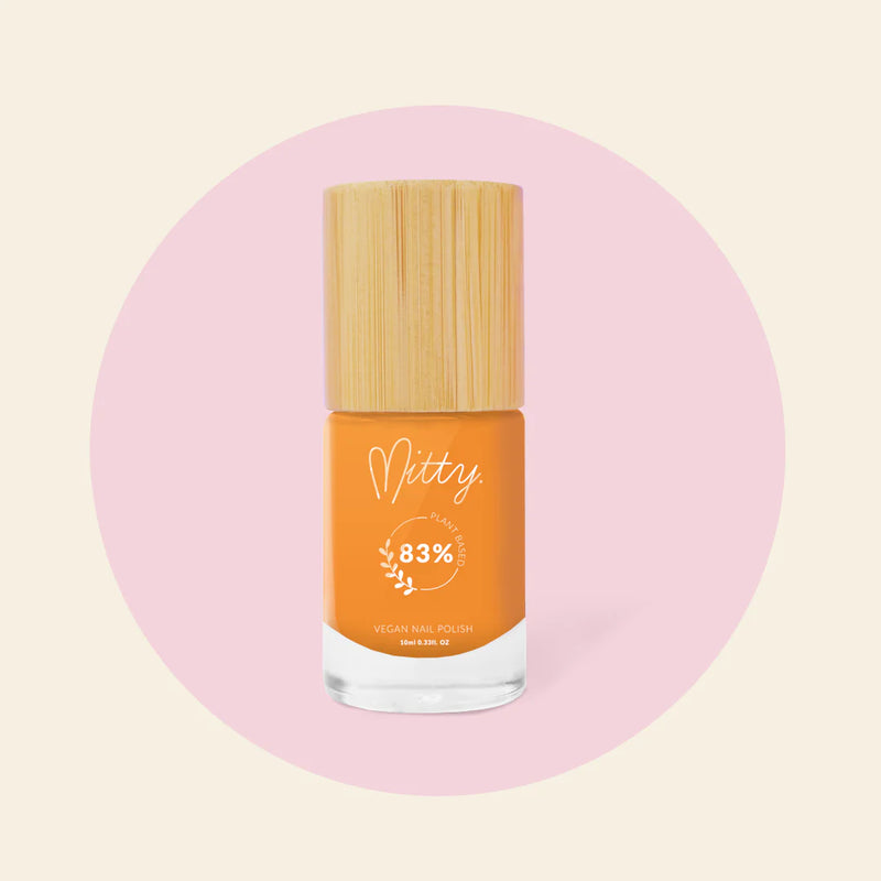 Mitty 83% Plant based Vegan polish Flame 10ml