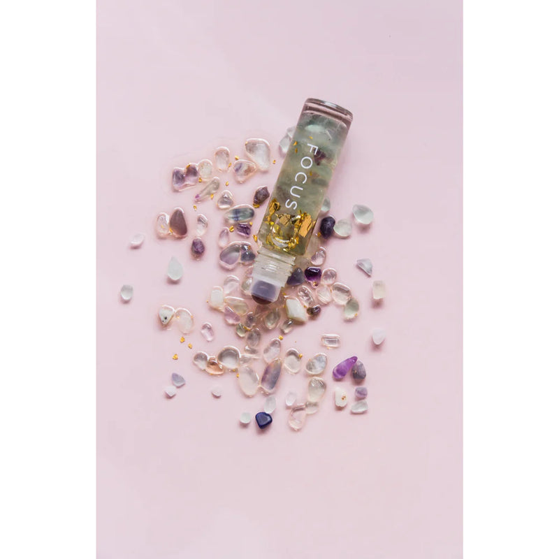 Summer Salt Body Focus Rainbow Fluorite Roller 10ml