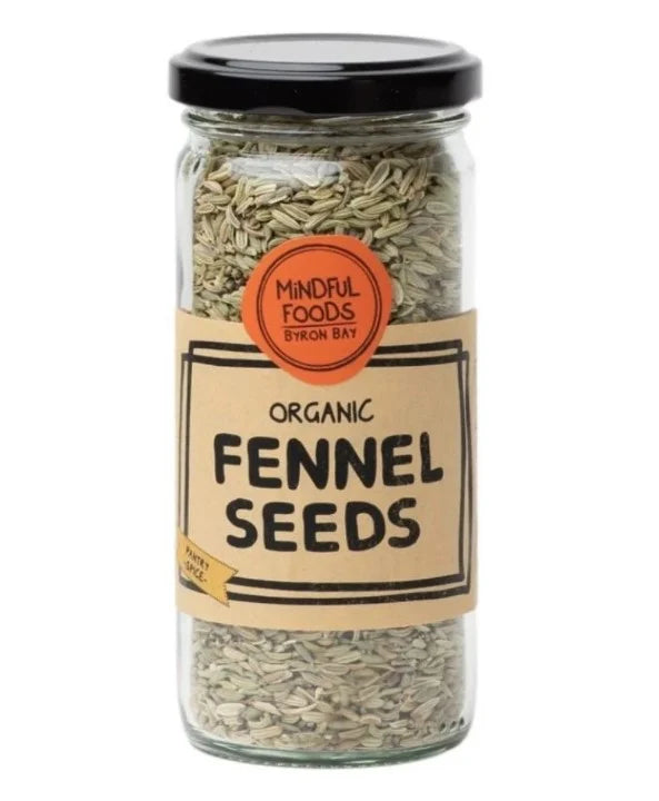 Mindful Foods Organic Fennel Seeds 100g – Premium Whole Fennel Seeds