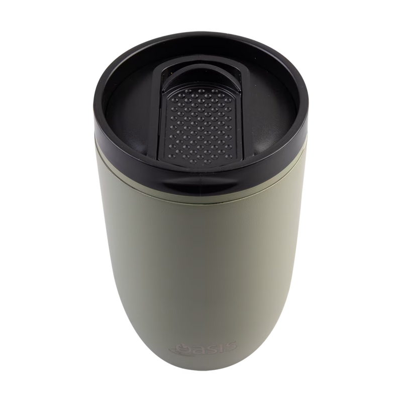 Oasis Stainless Steel Insulated Travel Cup 300ml - Olive Green