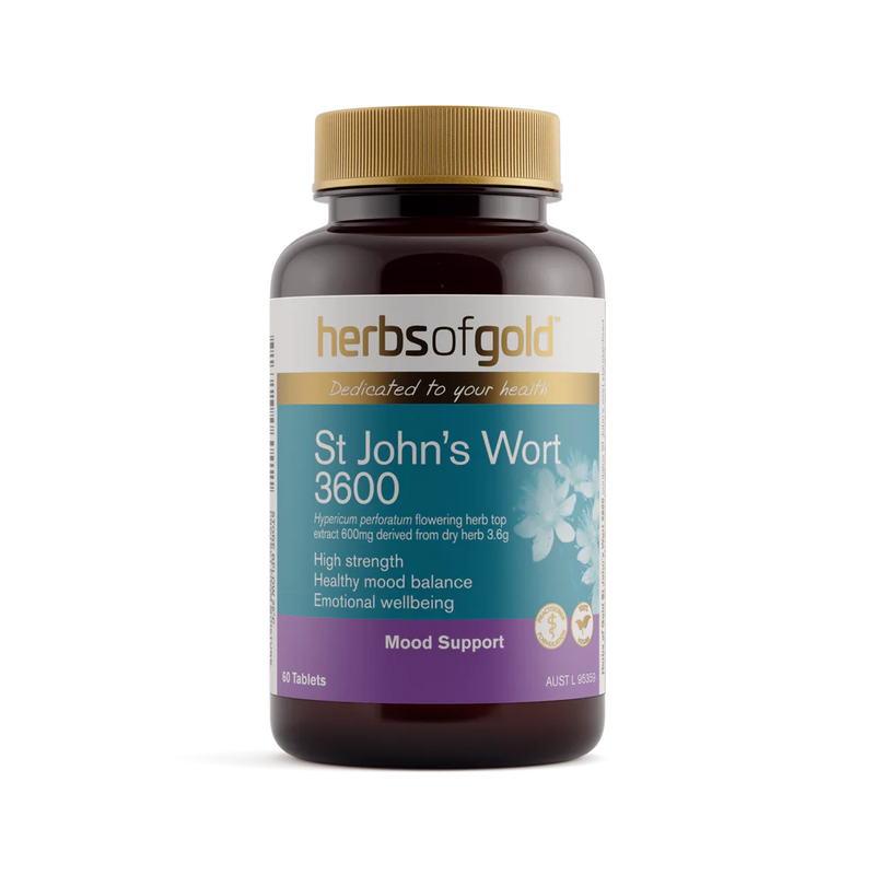 HERBS OF GOLD Extra Strength St Johns Wort 3600