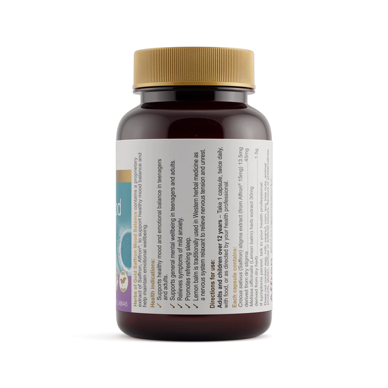 Herbs of Gold Saffron Mood Balance 60 caps