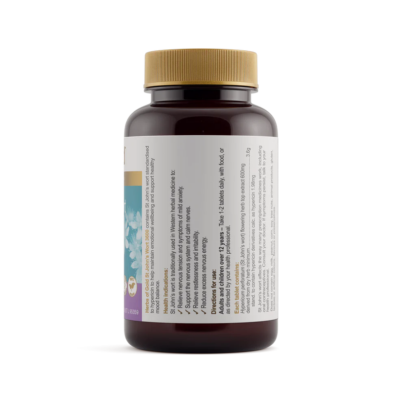 HERBS OF GOLD Extra Strength St Johns Wort 3600
